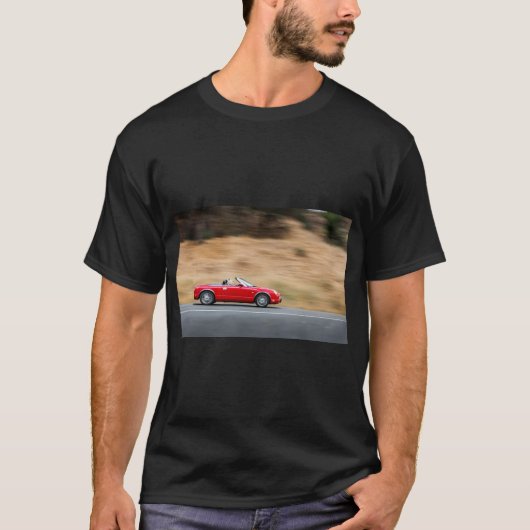 T-Shirt im Stil der klassischen Autostraße (Vorderseite)