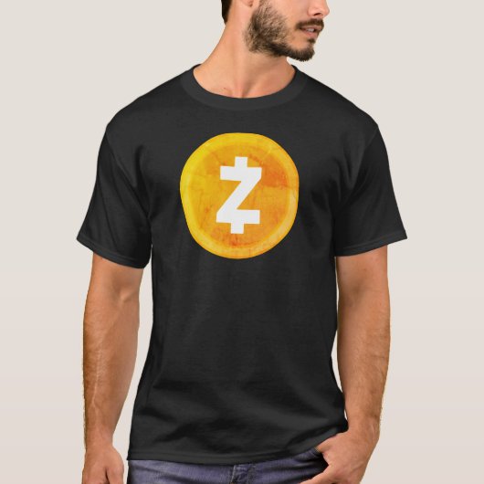 T - Shirt im Stil des Zcash-Symbols (Vorderseite)