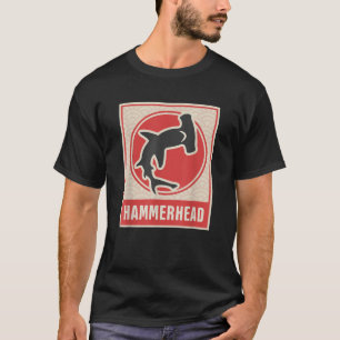 T-Shirt im Vintage-Stil mit Hammerhead-Motiv T-Shi