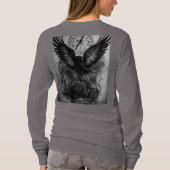 T - Shirt in den USA: Zazzle's Basic Long Sleeve T (Rückseite)