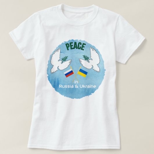 T - Shirt in der Ukraine (Design vorne)