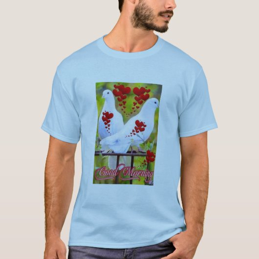 T-Shirt in die Höhe schießen (Vorderseite)