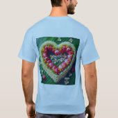 T-Shirt in die Höhe schießen (Rückseite)