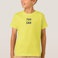 T - Shirt in gelber Farbe für Kinder lässige Kleid