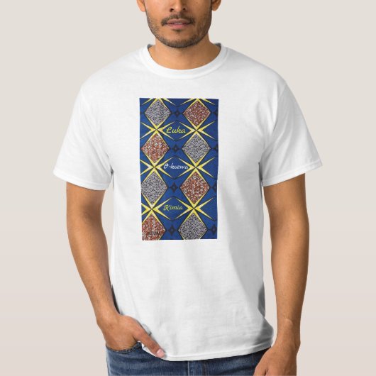 T-Shirt in Lingala / luka o-kozwa kimia (Vorderseite)