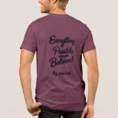 T-Shirt in USA – Premium Comfort & Style by Zazzle Tri-Blend Shirt (Rückseite)