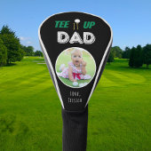 T-Shirt It up Vater Custom Foto Vathage Day Black Golf Headcover