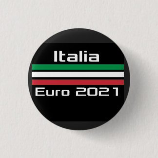 T - Shirt Italia Euro 2021 Button