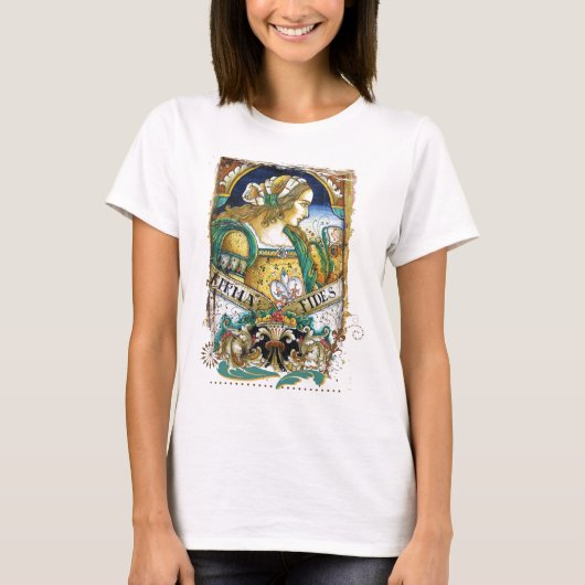 T - Shirt Italienische Renaissance Girl (Vorderseite)
