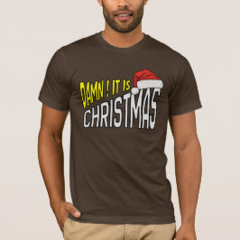 T-Shirt : It's Christmas (brown)