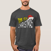 T-Shirt : It's Christmas (grey) (Vorderseite)