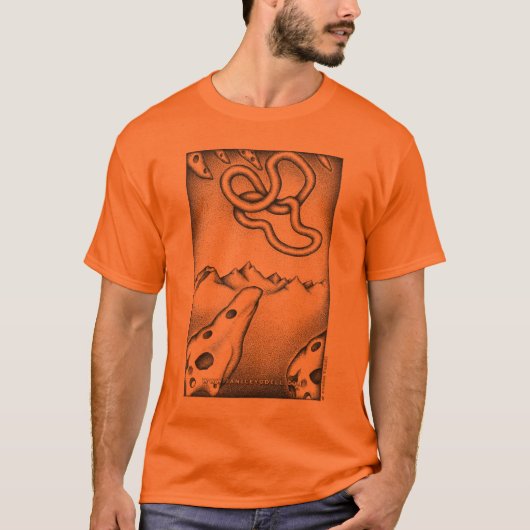T - Shirt - Jahrtausend - Orange - Janice Yudell (Vorderseite)