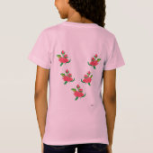 T - Shirt: Japanische Blume T-Shirt (Rückseite)