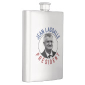 T-Shirt Jean Lassalle Präsident 2022 Flachmann (Rechts)