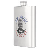 T-Shirt Jean Lassalle Präsident 2022 Flachmann (Links)