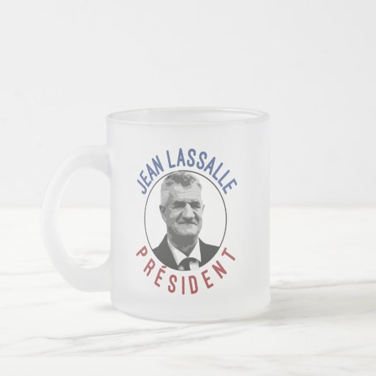 T-Shirt Jean Lassalle Präsident 2022 Mattglastasse (Links)