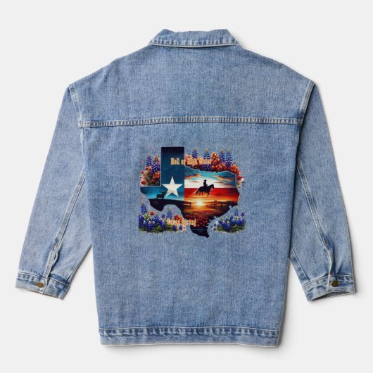 T-Shirt Jeansjacke (Rückseite)