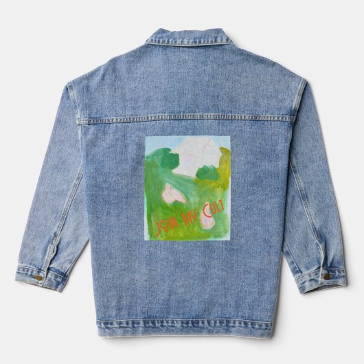 T-Shirt Jeansjacke (Rückseite)