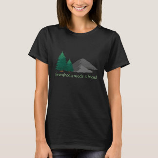 T - Shirt: Jeder braucht einen Freund, Bob Ross qo T-Shirt