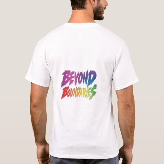 T - Shirt jenseits der Grenzen (Rückseite)