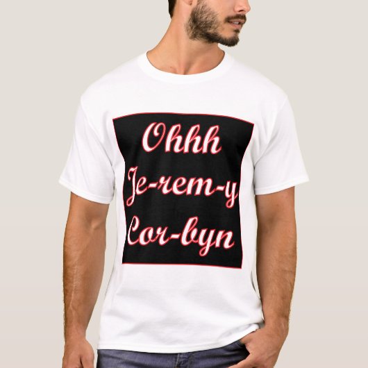 T - Shirt Jeremy Corbyn (Vorderseite)