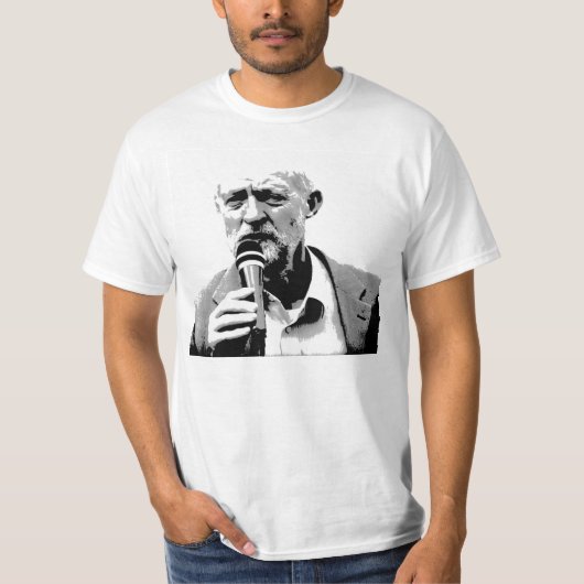 T-Shirt Jeremy Corbyn - Entwurf 2 (Vorderseite)