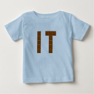 T-Shirt Jersey Blue Babies SCHOKOLADE ITALIEN