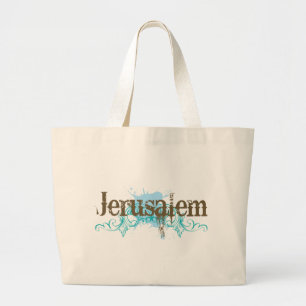 T - Shirt Jerusalems Israel Jumbo Stoffbeutel