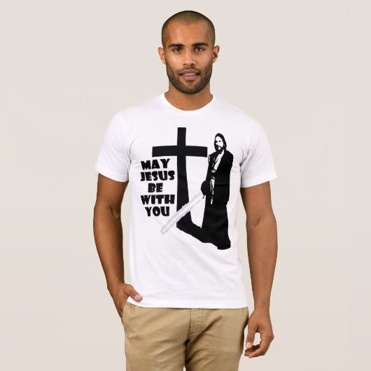T - SHIRT JESUSS JEDI (Vorne ganz)