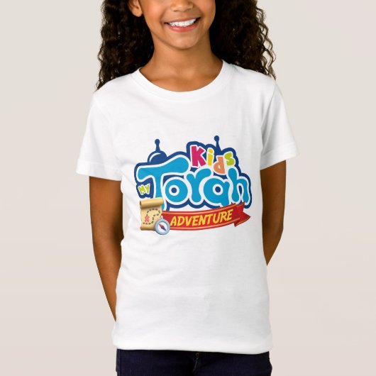 T - Shirt jeunesse Kids on Torah style Cartoon (Vorderseite)