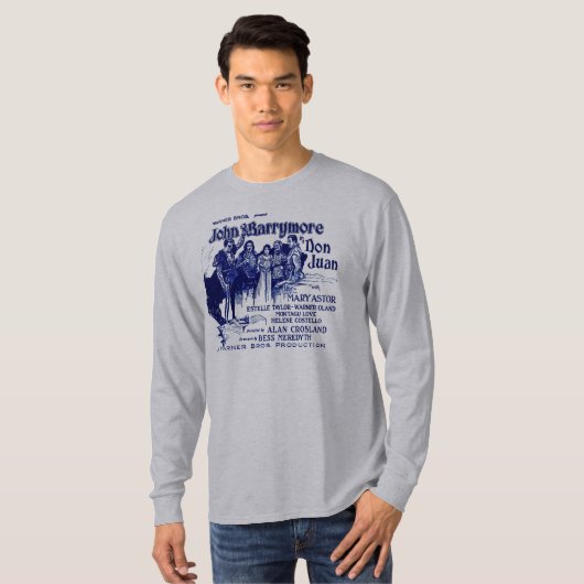 T - Shirt JOHNS BARRYMORE DON JUAN (Vorne ganz)