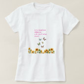 T- Shirt "Joy of a New Beginning" (Design vorne)