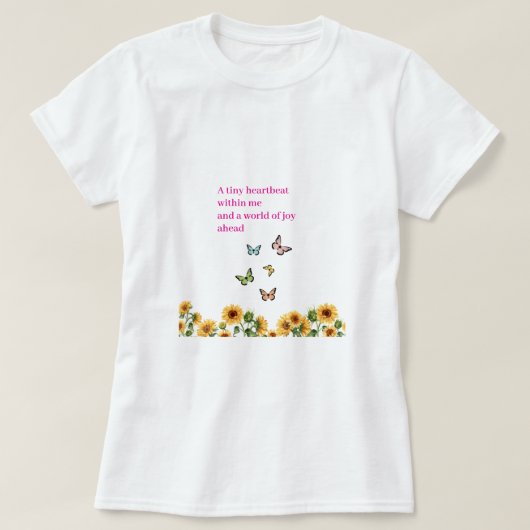 T- Shirt "Joy of a New Beginning" (Design vorne)