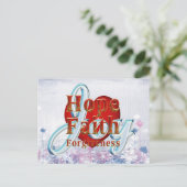 T-Shirt Joy Postkarte (Stehend Vorderseite)