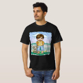 T-Shirt Junge und Hund (Vorne ganz)