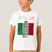 T-Shirt Jungen-Italiens Pisa
