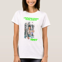 T - Shirt Jungkook Golden | Iconic Tribute T-Shirt