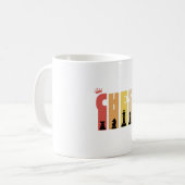 T-Shirt Kaffeetasse (Vorderseite Links)