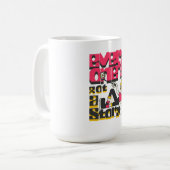 T-Shirt Kaffeetasse (Vorderseite Links)