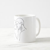T - Shirt Kaffeetasse (VorderseiteRechts)