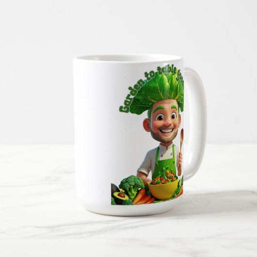 T-Shirt Kaffeetasse (VorderseiteRechts)