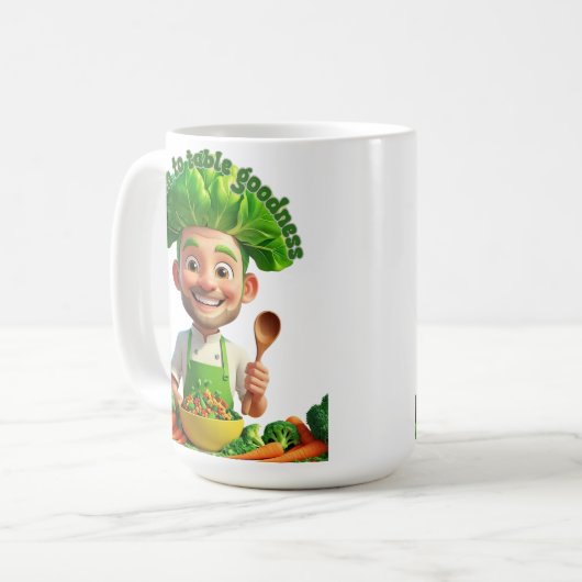 T-Shirt Kaffeetasse (Vorderseite Links)