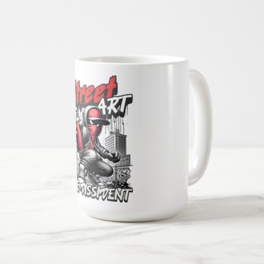 T-Shirt Kaffeetasse (VorderseiteRechts)