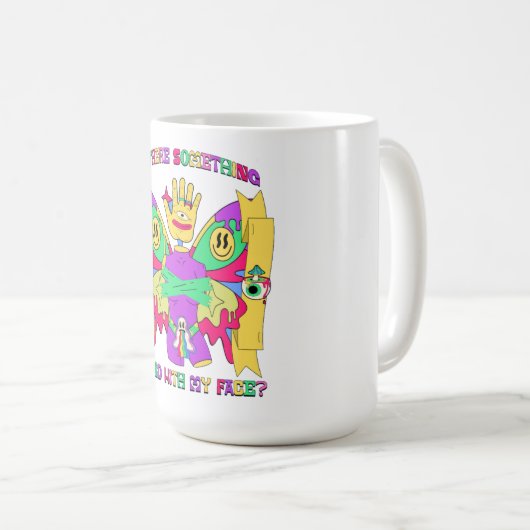 T-Shirt Kaffeetasse (VorderseiteRechts)