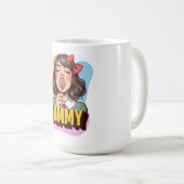 T-Shirt Kaffeetasse (VorderseiteRechts)