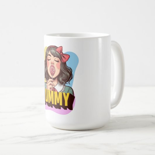 T-Shirt Kaffeetasse (VorderseiteRechts)