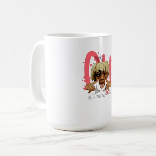 T-Shirt Kaffeetasse (Vorderseite Links)