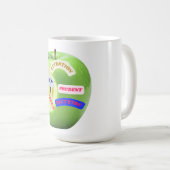 T‑Shirt Kaffeetasse (VorderseiteRechts)