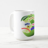 T‑Shirt Kaffeetasse (Vorderseite Links)