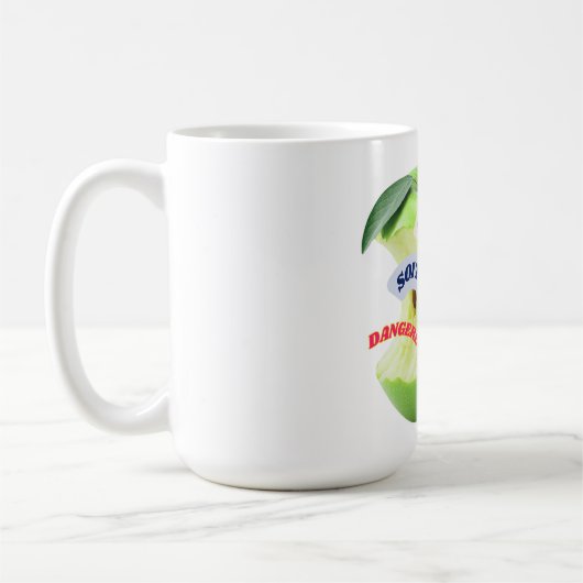 T‑Shirt Kaffeetasse (Links)